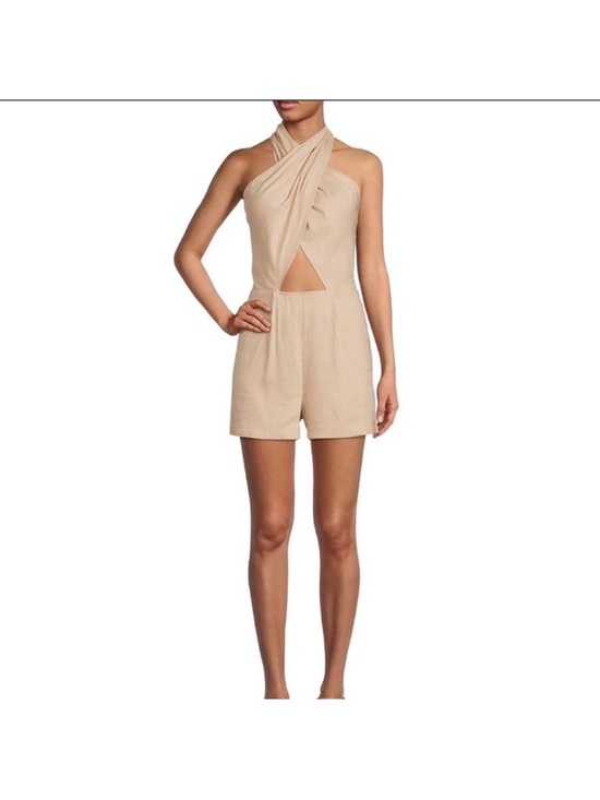 Gianni Bini Pants - Twist Halter Romper in Nude (Gianni Bini - Dillard’s)